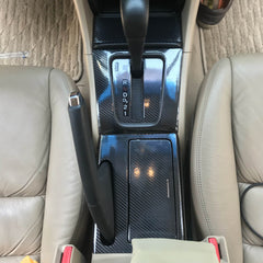 Interior Center Console Carbon Fiber Molding Sticker Decals For Honda Accord 7th