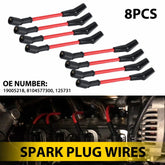 10.5 mm FOR LSx LS1 LS2 LS3 LS6 LS7 High Heat Spark Plug Ignition Wires Set EA 6B93BC-57