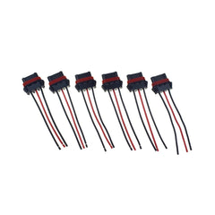 Set of 6 For Chevrolet Cruze 3Pin Fan Blower Motor Resistor Plugs 16454990 6B93BC-57