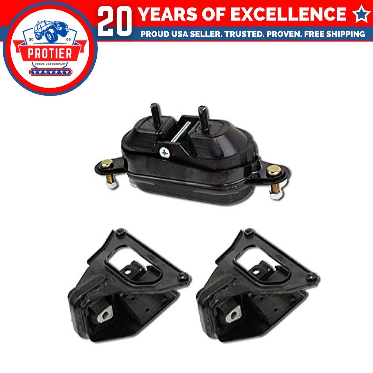 Fits 2000-2005 Chevrolet Impala/Monte Carlo 3.8L Motor & Bracket Mount 3pcs 6B93BC-57