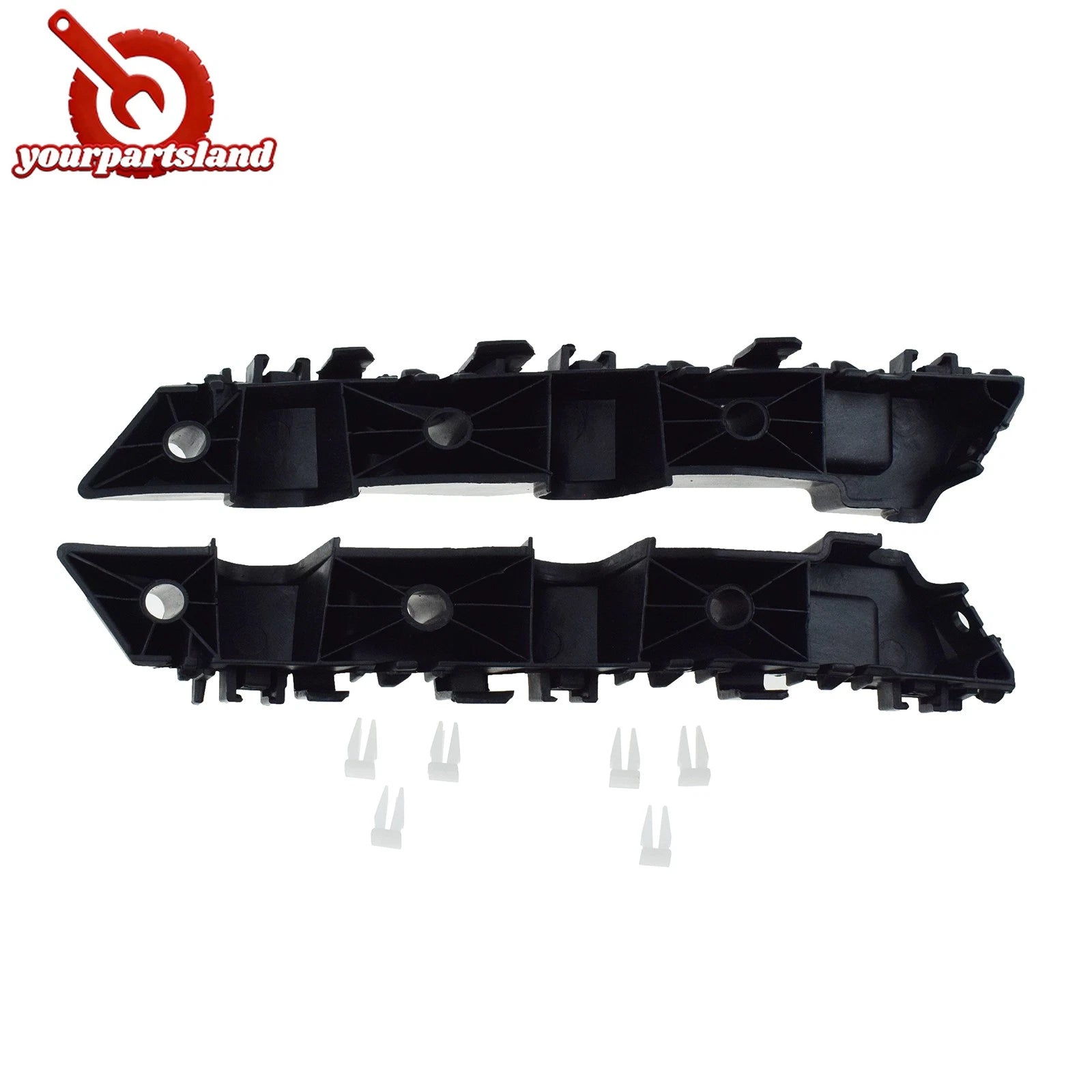 LH & RH Front Bumper Retainer Bracket Support 2Pcs for Kia Rio 2018 2019 2020 6B93BC-57