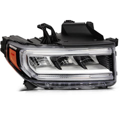 Pair Kit LED Black Headlights Assembly For 2020-2023 GMC Acadia Black Amber 6B93BC-57