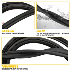 Rubber Weatherstrip Rear Trunk Lid For 2003-2008 Toyota Corolla Seal Strip EOA 6B93BC-57