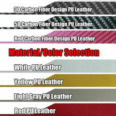 Suede+Black Leather Steering Wheel Yellow Stitch Wrap Cover For Tesla Model 3 Y