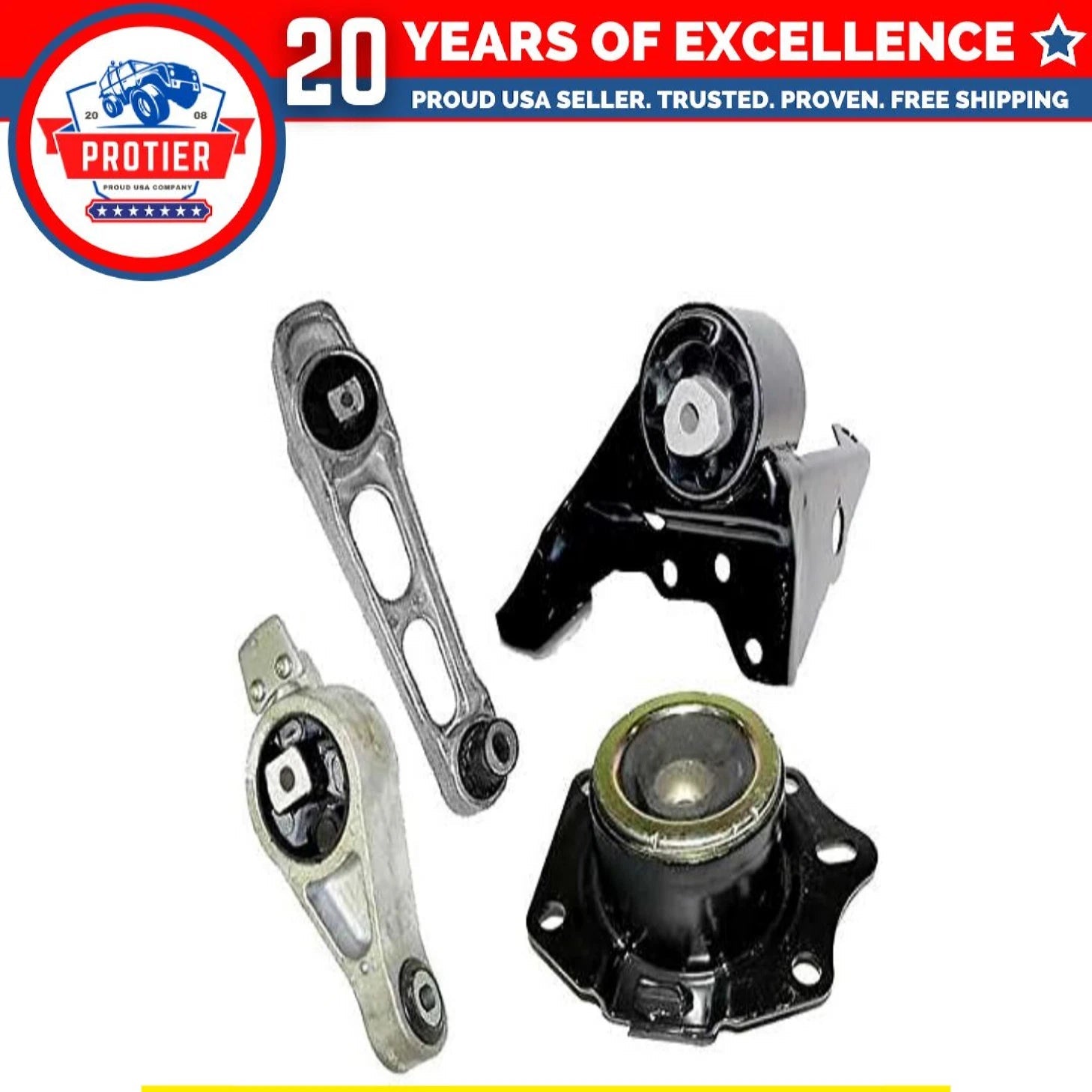 Fits 2000-2002 Dodge Neon/2000-2001 Plymouth Neon 2.0L AUTO Motor&Trans Mount 6B93BC-57