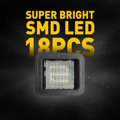 For Ford F150 2015-2022 LED Smoke License Plate Light Bulbs Assembly Lamps EOA 6B93BC-57