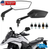 2PCS For Yamaha WR250 450 WR400 WR450F Black Motorcycle Rearview Side Mirrors US