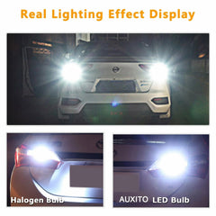 AUXITO 3157 3156 LED 3020-SMD 6000K White Backup Tail Reverse Light DRL Bulbs EA AUXITO