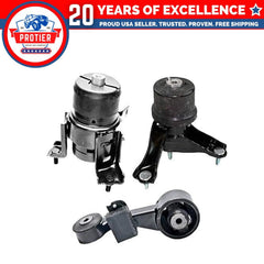 Fits 2010-2011 Toyota Camry 2.5L Motor & Trans Mount Set 3PCS : A62009, A62062, 6B93BC-57