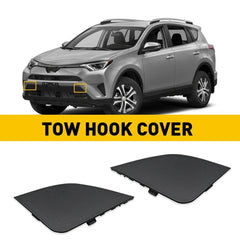 Front Bumper Tow Hook Eye Cover Cap Fits Toyota RAV4 2016 2017 2018 Left Right A 6B93BC-57