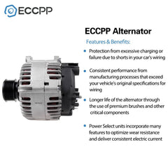 ECCPP Aluminum Alternator For Audi Volkswagen TT Beetle Golf Jeeta 2000-2006