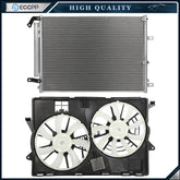 Electric AC Condenser Cooling Fan Kit For 2014 2015 2016 2017 18 Jeep Cherokee 6B93BC-57