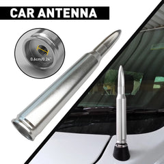 Chrome Bullet Antenna for Chevy Silverado Avalanche 2007 - 2021 GMC Sierra EOA 6B93BC-57