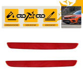 2X Rear Bumper Reflector Light Tail Lamp Case LH RH Fit 2022-2023 Honda Civic EA 6B93BC-57
