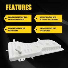 Recovery Overflow Coolant Tank White For 2000-05 Ford F650 F750 F81Z-8A080-AA EA 6B93BC-57