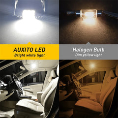 6pcs AUXITO CANBUS 31MM Festoon DE3175 LED Map Dome Interior Light Bulbs EOA AUXITO