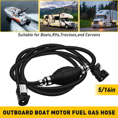 5/16" Gas Hose Fuel Line Assembly Bulb Primer Universal for Boat OUTBOARD Marine 6B93BC-57