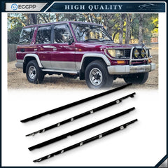 For 1996-1997 Lexus LX450 Front & Rear Door Window Seal Belt Molding 6B93BC-57