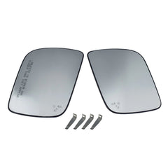 LH & RH Rearview Mirror Glass Heated w/Blind Spot for 2011-2019 Ford Explorer 6B93BC-57