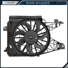 Electric Radiator Fan Assembly For 05-09 Cadillac Xlr 05-13 Chevrolet Corvette 6B93BC-57