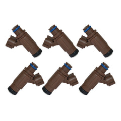 6X Fuel Injector for Suzuki Outboard 150 175 200 225 250HP 2004-2023 15710-96J00