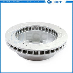 4WD 331mm Front and Rear Drilled Brake Rotors for 1999 - 2004 Ford F-250 F-350