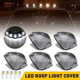 For Ford F250 F350 Duty Super Smoked Cab Roof Marker Running Light Covers Lens 6B93BC-57