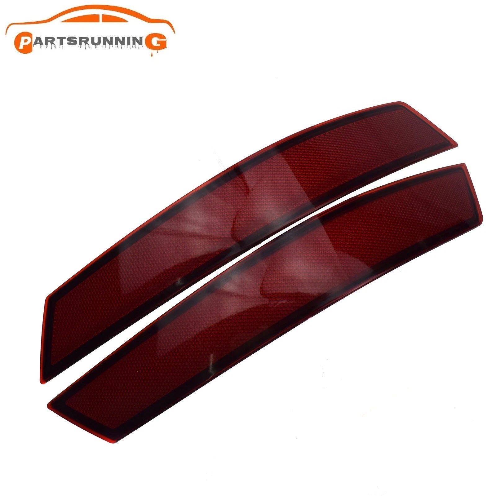 Set Rear Bumper Reflector For Mercedes Benz ML-Class W164 ML350 ML550 1648201574 6B93BC-57