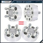 4 Pcs 2" 5x4.5 Hub Centric Wheel spacers 12x1.5 For Ford Ranger Explorer Mustang 6B93BC-57