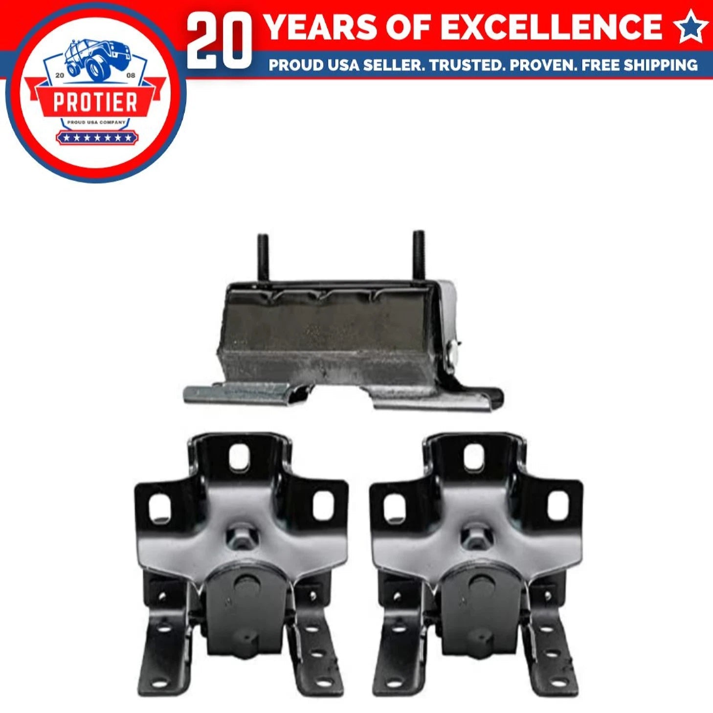 Fits 1999-2007 Chevrolet Silverado 1500 4.8L 5.3L 6.0L 4WD Motor & Trans Mount 6B93BC-57