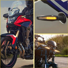 4X Motorcycle Turn Signals Blinker Lights Amber Dynamic For Light Suzuki DRZ400s 6B93BC-57