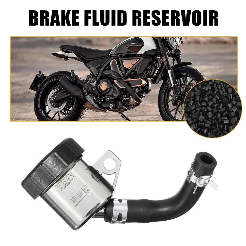 Motorcycle Brake Fluid Reservoir For Honda Kawasaki Ducati Suzuki Yamaha Triumph 6B93BC-57