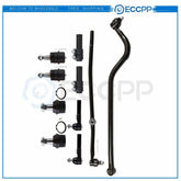 10x Front Suspension Tie Rod Track Bar kit Fits 98 1999 Dodge Ram 1500 2500 4x4 6B93BC-57