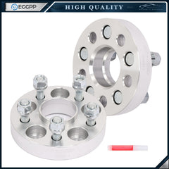 2P 1" 5x100 Hub Centric Wheel Spacers For Chrysler PT Cruiser Sebring Dodge Neon 6B93BC-57