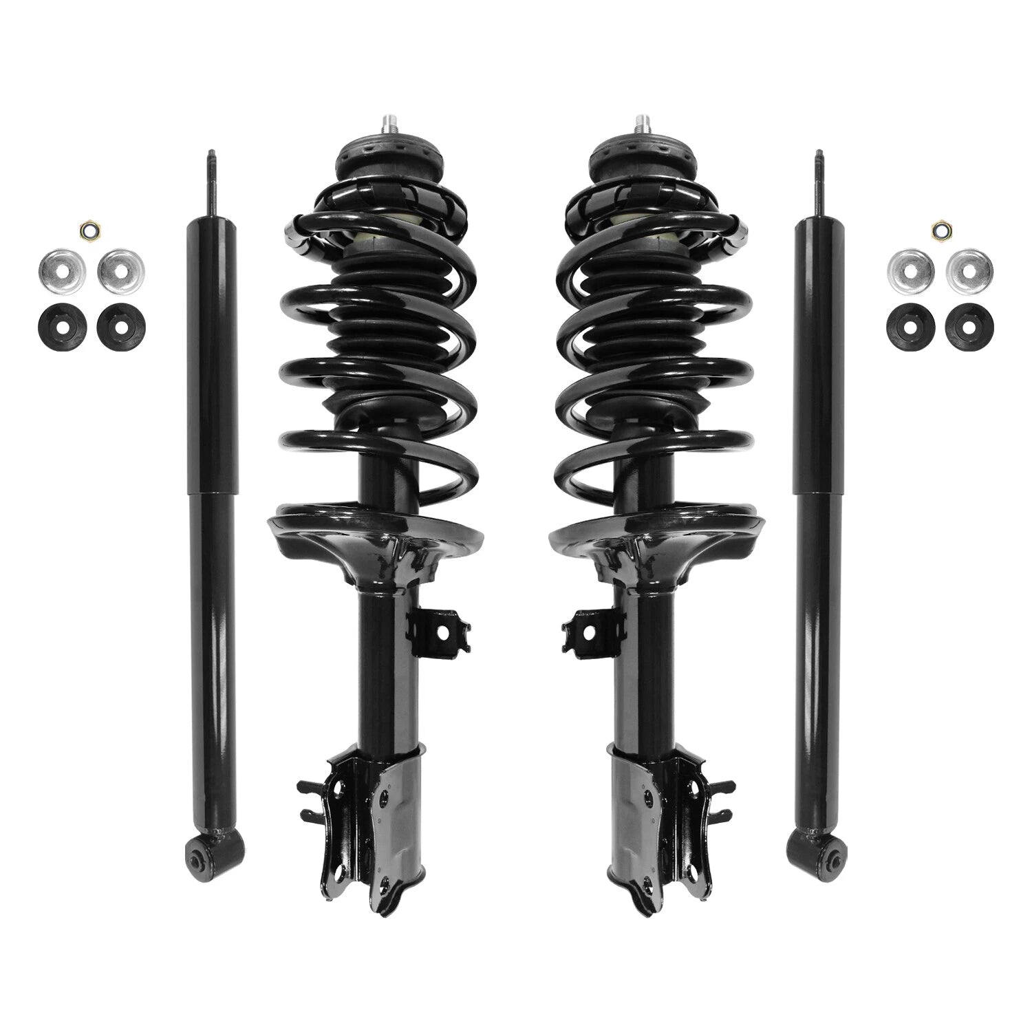 Front & Rear Complete Strut Assembly Shock Kit for 2004-2012 Chevrolet Aveo, 6B93BC-57