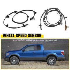 ABS Wheel Speed Sensor Rear Left Right Fit Ford F150 2011 2012 2013 2014 EOA 6B93BC-57