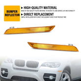 2X Fits BMW X6 E71 E72 2008-2014 Front Bumper Reflector Light Lamp Left Right EA 6B93BC-57