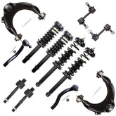 For 2003-2007 Honda Accord Front & Rear Struts & Upper Control Arm & Sway Bars 6B93BC-57