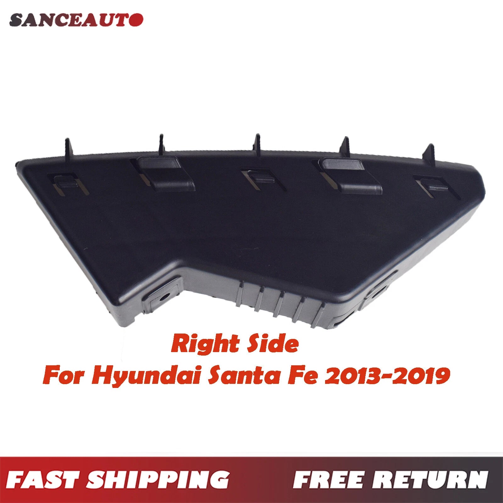 Front Bumper Bracket Right Passenger for Hyundai Santa Fe 2013-2019 86552-2W000 6B93BC-57