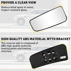 For 2015-2022 F150 F250 F350 F450 F550 Tow Mirror Glass Lower Heated Driver Side 6B93BC-57
