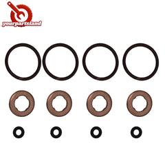 4 CYLINDER COMMON RAIL DIESEL INJECTOR SEAL KIT FOR VW AUDI TDI TOUAREG A8 A7 A6