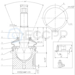 Fit For Chrysler Aspen Dodge Control Arm Tie Rod End Stering Parts 10x 6B93BC-57