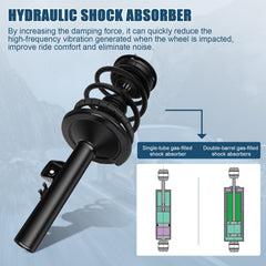 Front For Ford Freestyle 2005-07 Complete Shock Struts Coil Springs & Mounts 2x 6B93BC-57