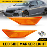 For 2016-2021 Honda Civic Front Bumper Reflector Side Marker Light Assembly EOA 6B93BC-57