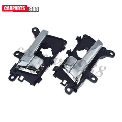 Pair Front Left Right Interior Door Handle Chrome for Kia Optima 2011 2012-2013 6B93BC-57