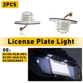 Exact Fit White 18-LED Plate License Light Lamps For Civic Honda Fit CR-V, etc 6B93BC-57