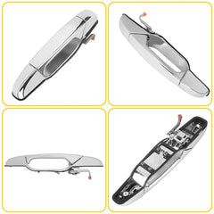 For 2007-2013 Chevy GMC Door Outside Handle Front Passenger Right Side RH Chrome 6B93BC-57