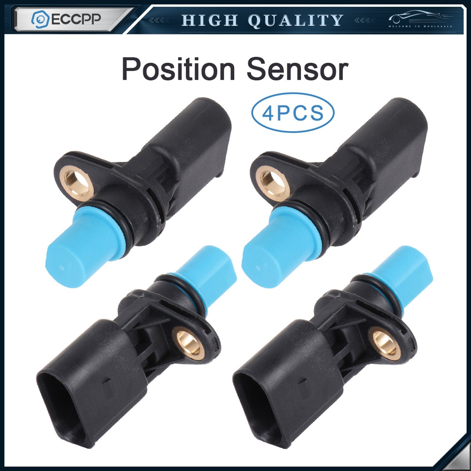 ECCPP Cam Camshaft Position Sensor For Audi 02-07 Volkswagen 07-13 06C905163B ECCPP