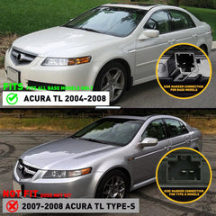 4X For 2004-08 Acura TL Clear Front+Rear White LED Side Marker Lights Lamps EOA 6B93BC-57