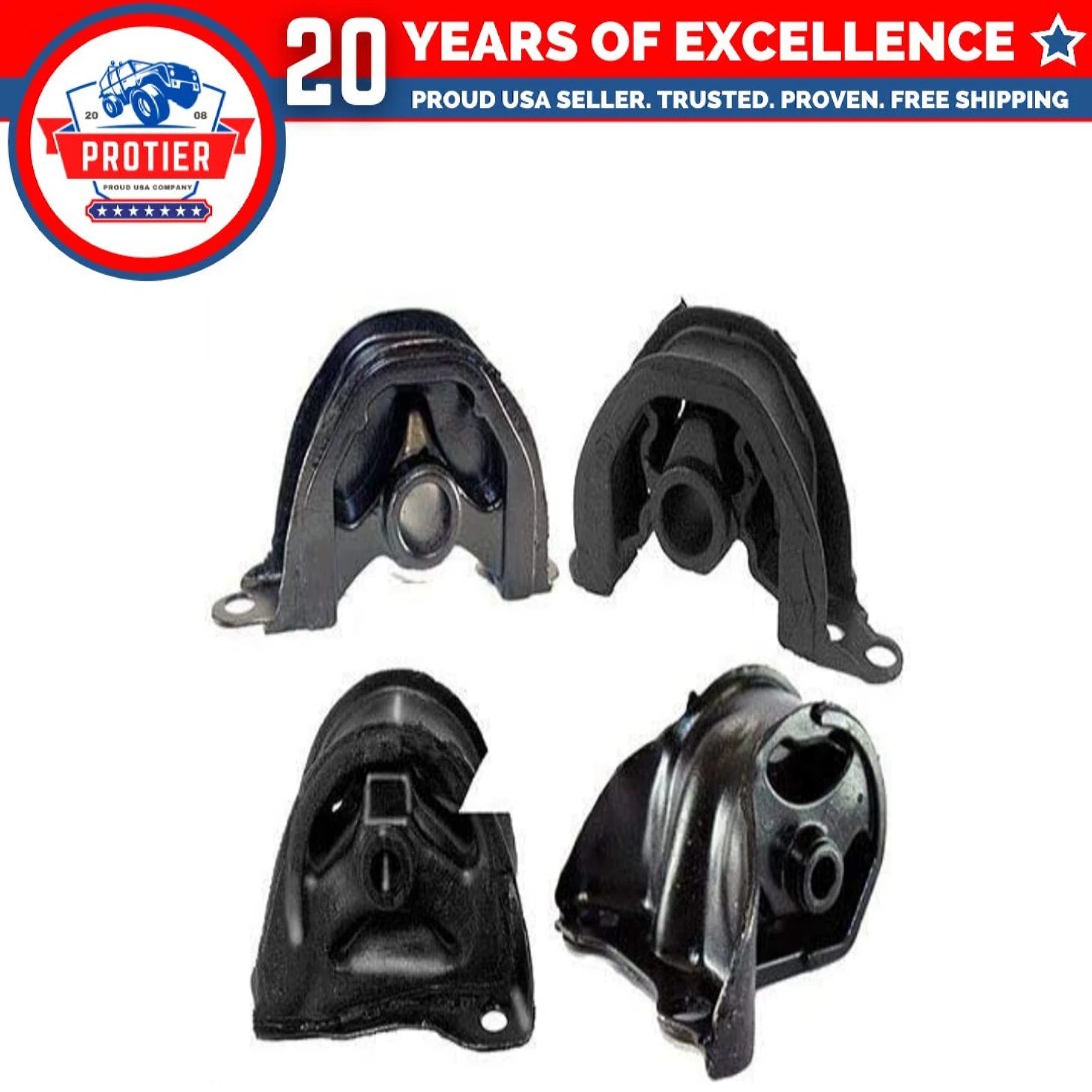 Fits 1994-2001 Acura Integra 1.8L Engine Motor & Trans Mount Set for AUTO 4PCS 6B93BC-57